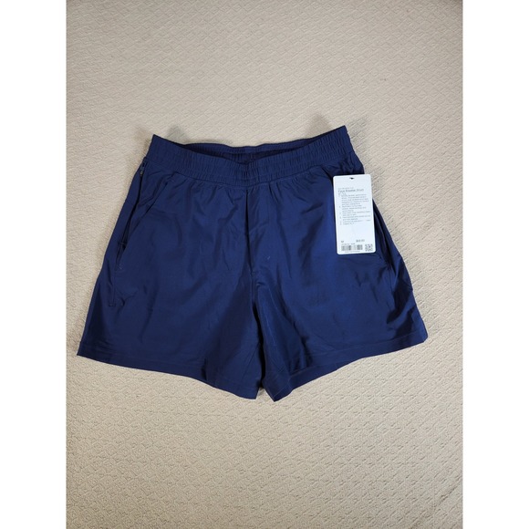 Lululemon Pace Breaker Short inch LL Men Size M Navy Athletic
